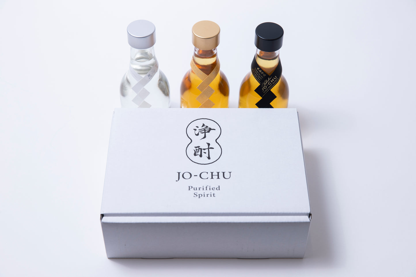 "期間限定"全商品送料無料【広島産】 浄酎・琥珀浄酎 180ml × 3本セット『3種飲み比べ』